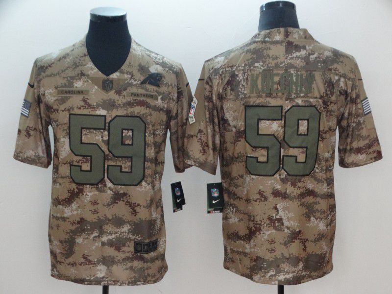 Men Carolina Panthers 59 Kuechly Camo Nike Vapor Untouchable Limited NFL Jersey